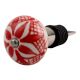 Red Net Ceramic Wine Stopper